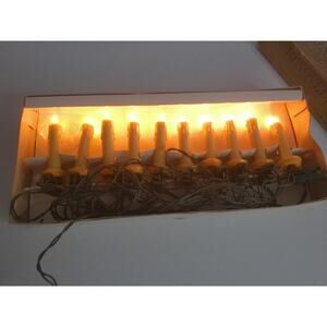 Vintage Santas World Kurt Adler 10 Novelty Candlestick Tree Lights